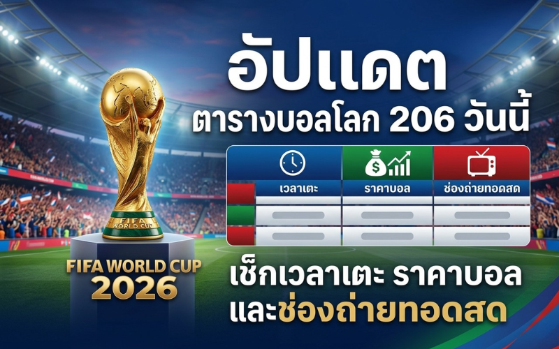 ตารางบอลโลก 2026