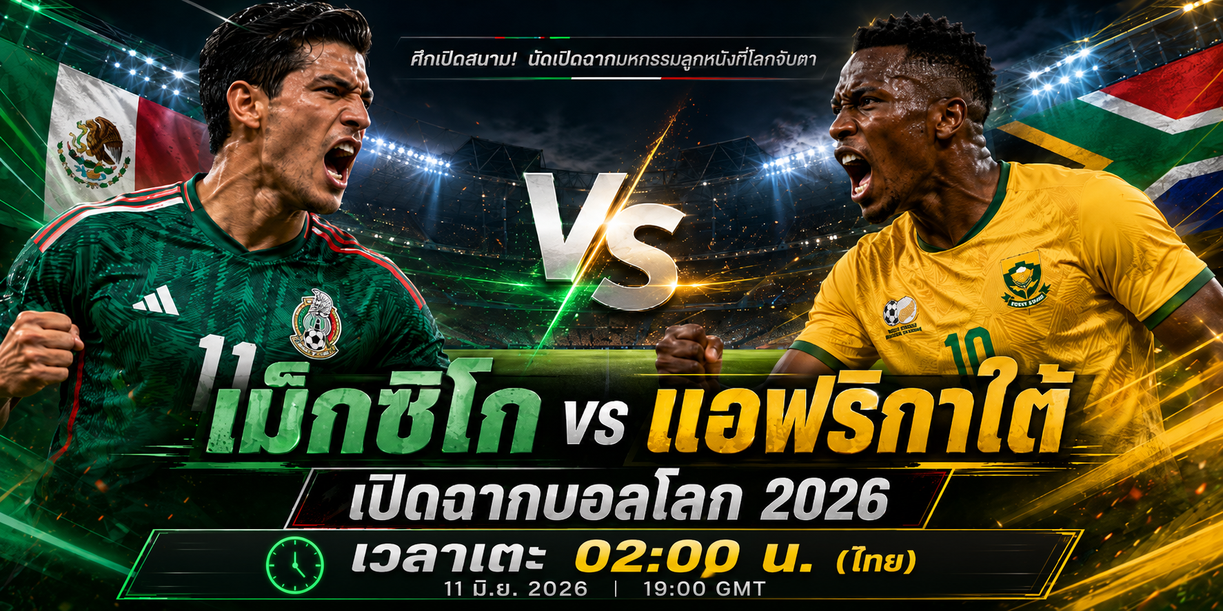 เม็กซิโก vs แอฟริกาใต้